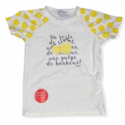 NEUF- T-shirt anti UV Alphabet création 3 ans